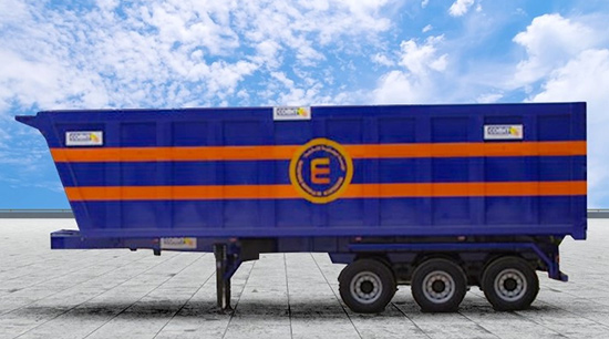 Semi-remorque Benne à Ferraille 40-60 m³