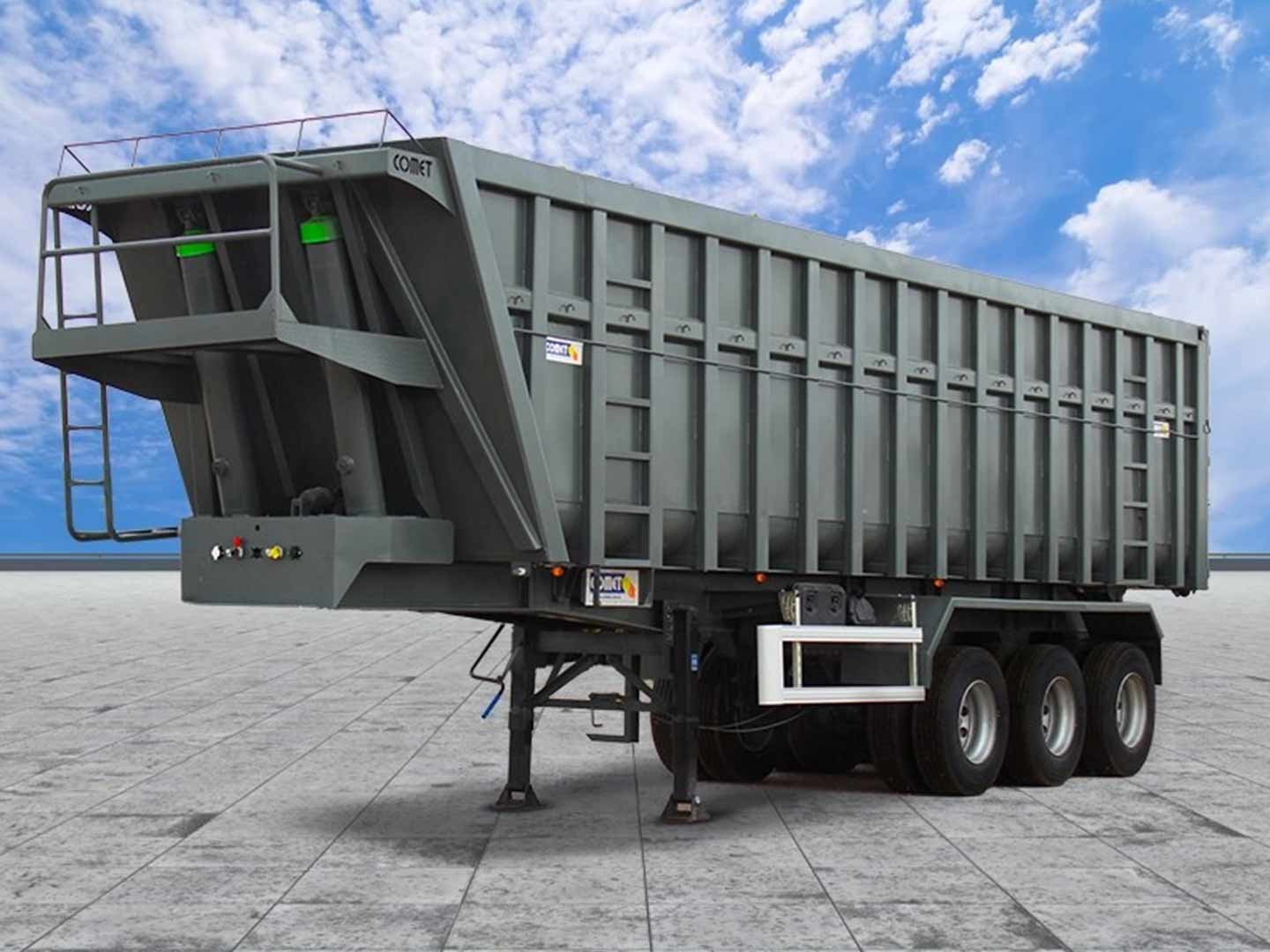 Semi-remorque Benne Double Vérin 40-50 m³