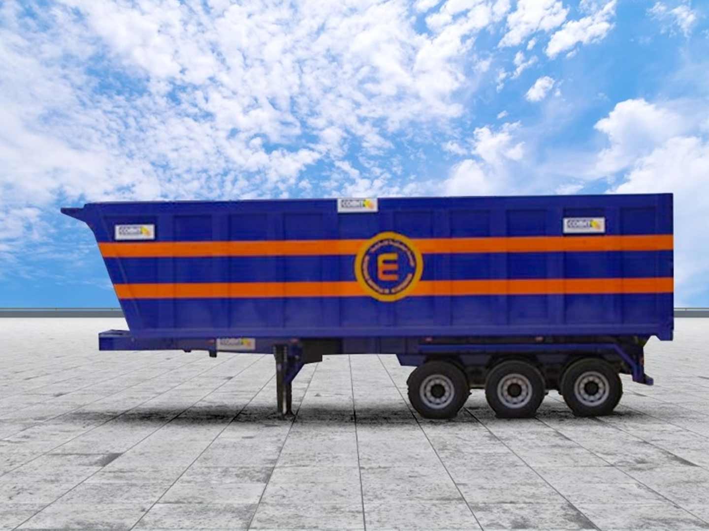 Semi-remorque Benne à Ferraille 40-60 m³